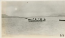 Image of Frank Hinkley's party in boat